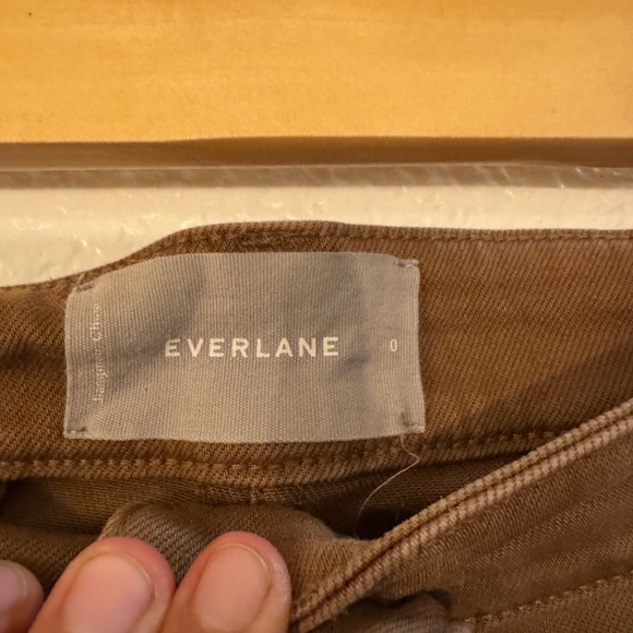 Everlane Women's Brown Wide-Leg Pants - Picture 9 of 10